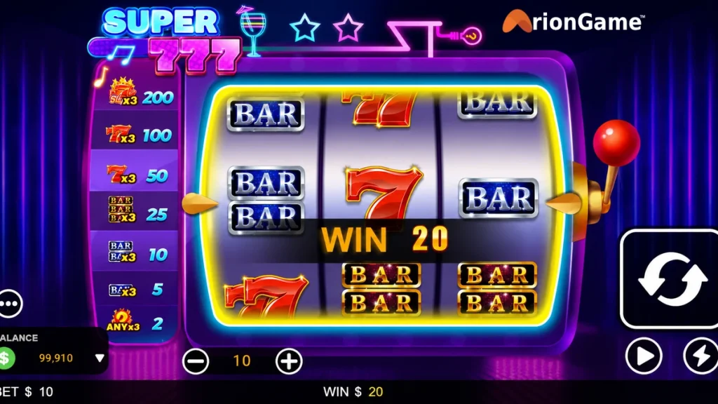Super777 gameplay