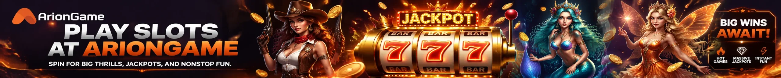ariongame slots banner