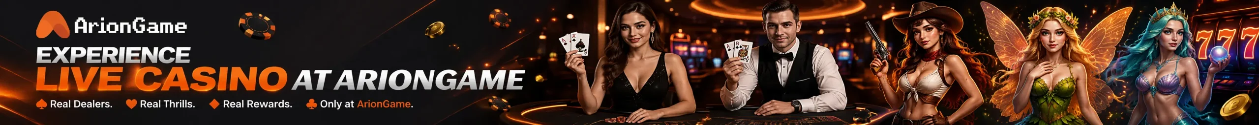 live casino banner